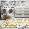 thumbnail image 5 of ODIKA 6'x9' Machine Washable Non-Slip Area Rug, Timeless Ornamental Motif Floor with Intricate Scrolls High Traffic Rug, Beige, 144350, 5 of 5