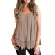 thumbnail image 1 of Camiseta informal versátil con encaje y dobladillo de color sólido a la moda de verano para mujer Fridja gh3473, 1 of 4
