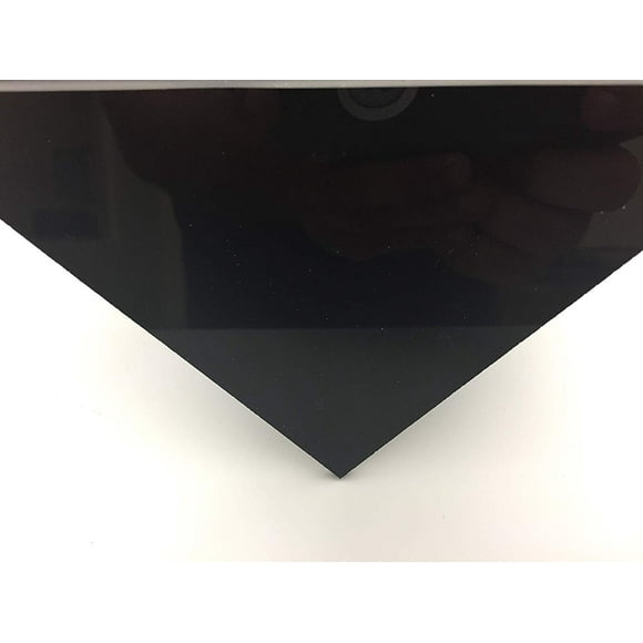 SIBE-R-PLASTIC SUPPLY SM Feuille de Plastique Opaque Noire - Durable, Résistante à l'Eau et aux Intempéries - Polyvalente et Idéale pour d'Innombrables Utilisations (Noir, 24 Pouces x 36 Pouces - Lot de 6)