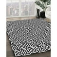 thumbnail image 2 of Ahgly Company Indoor Square Patterned Light Gray Novelty Area Rugs, 3' Square, 2 of 6