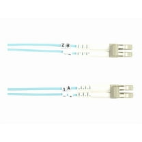 Black Box Value Line 10-GbE - Patch cable - LC multi-mode (M) to LC multi-mode (M) - 10 m - fiber optic - 50 micron - aqua