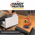 thumbnail image 3 of As Seen On TV Handy Heater Heatwave Parabolic Portable Space Heater 1200 Watt Ceramic 15” Dish Auto-Off Safety, 3 of 7