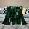 thumbnail image 2 of ONETECH  Travel Blanket Airplane Compact with Bag - Premium Soft  in 1 Airplane Blanket Pillow，Travel Essentials on Airplane, Camping, Car - Green Checkered, 2 of 6