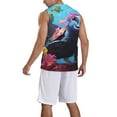 thumbnail image 2 of Sikiie Lively Cute Turtle Basketball Jersey Reversible Men's Mesh Athletic Sports Shirts Training Practice S-4XLMedium, 2 of 6