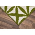 thumbnail image 2 of Mainstays Bright Eyed Suzy Polypropylene Grasshopper Green/White Indoor Area Rug, 5' x 7', 2 of 6