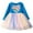 Blue, variant on Odeerbi Toddler Girls Long Sleeve Tulle Tutu Dress Rainbow Sequin Sparkly Pattern Dress Children's Net Princess Dress Knitted Dress Toddler Clothes Blue