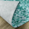 thumbnail image 5 of Ambesonne Geometric Place Mats Set of 4, Triangle Mosaic Shape, Standard Size, Teal Green, 5 of 6