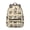 Butterfly and Skull, variant on Moon and Face Gothic Pattern Backpack for School, Cute School Bag with Adjustable Shoulder Straps and Padded Back, 15.3"x11"x7.1"