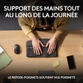 thumbnail image 4 of Logitech Wave Keys MK670 Combo, Wireless Ergonomic Keyboard with Signature M550 L Wireless Mouse - Graphite (French), 4 of 10