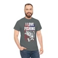 thumbnail image 2 of Funny I Love Drinking Beer While I'm Fishing Gift Fishing T-Shirt, 2 of 3
