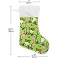 thumbnail image 2 of Coolnut Christmas Stockings 2PCS,Cute Frog Big Xmas Stockings Gift Decorations and Party Supplies,Used for Fireplace Decoration Socks Christmas Tree Decoration, 2 of 7