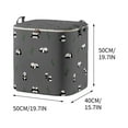 thumbnail image 3 of BONIXOOM Zipper Storage Bag Moving Quilt Storage Basket Travel Large Capacity Clothes Clothes Storage Bag, 3 of 3