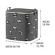 thumbnail image 3 of onlyliua Oferta Por Tiempo Limitado Bolsa de Almacenamiento con Cremallera, Cesta de Almacenamiento de Colchas para Mudanzas, Bolsa de Almacenamiento de Ropa de Viaje de Gran Capacidad, 3 of 3