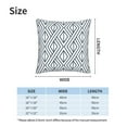thumbnail image 2 of Diamond Geometric Navy Blue Throw Pillow Covers 16"X16" Set Of 2 Sofa Rustic Home Decor For Living Room Bedroom Bed Cushion Outdoor, 2 of 5