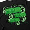 thumbnail image 3 of Bag Chasing Graphic T-Shirt, Unisex Classic Fit Money Print Tee, 3 of 9