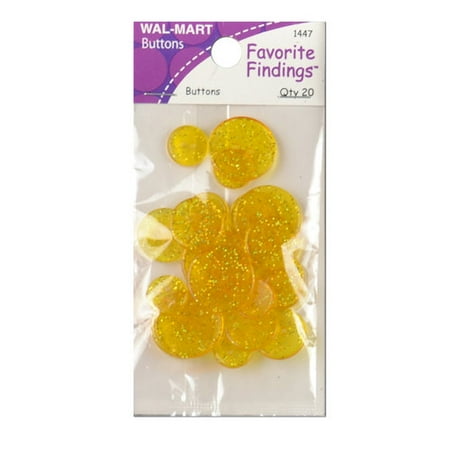 Favorite Findings Glitter Buttons