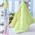 thumbnail image 6 of Soumake Soft Cotton Baby Infant Newborn Bathing Towel Washcloth Feeding Wipe Cloth Practical, 6 of 6