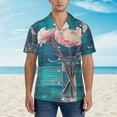 thumbnail image 4 of Disketp Hawaiian Shirts For Men,Flowers In Glass Vase Print Mens Casual Short Sleeve Button Down Shirts Beach Shirt, 4 of 8