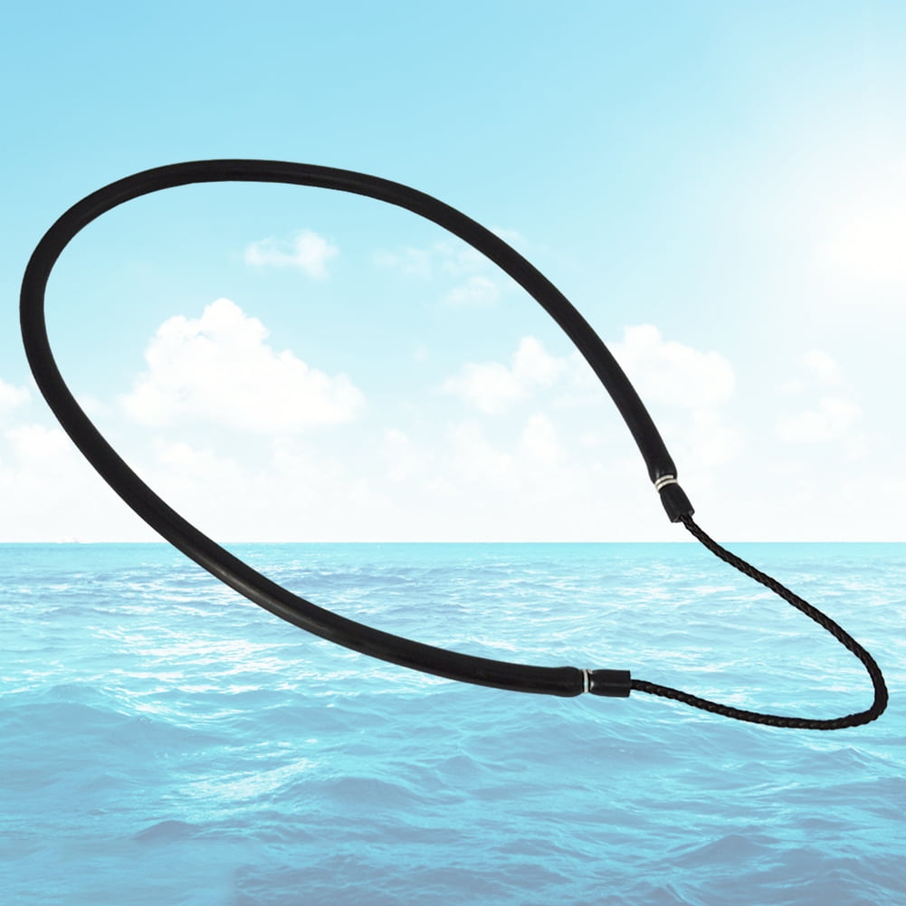 Yucurem Speargun Pole Rubber Fishing Hand For Harpoon Spearfishing Diving Diving Essentials (Black)