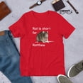 thumbnail image 2 of Rat Is Short For Ratthew T-Shirt Funny Rat Meme Graphic Tee, Ironic Humor Weirdcore Shirt, 2 of 3