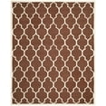 thumbnail image 2 of SAFAVIEH Cambridge Kevin Geometric Wool Area Rug, Dark Brown/Ivory, 8' x 10', 2 of 6