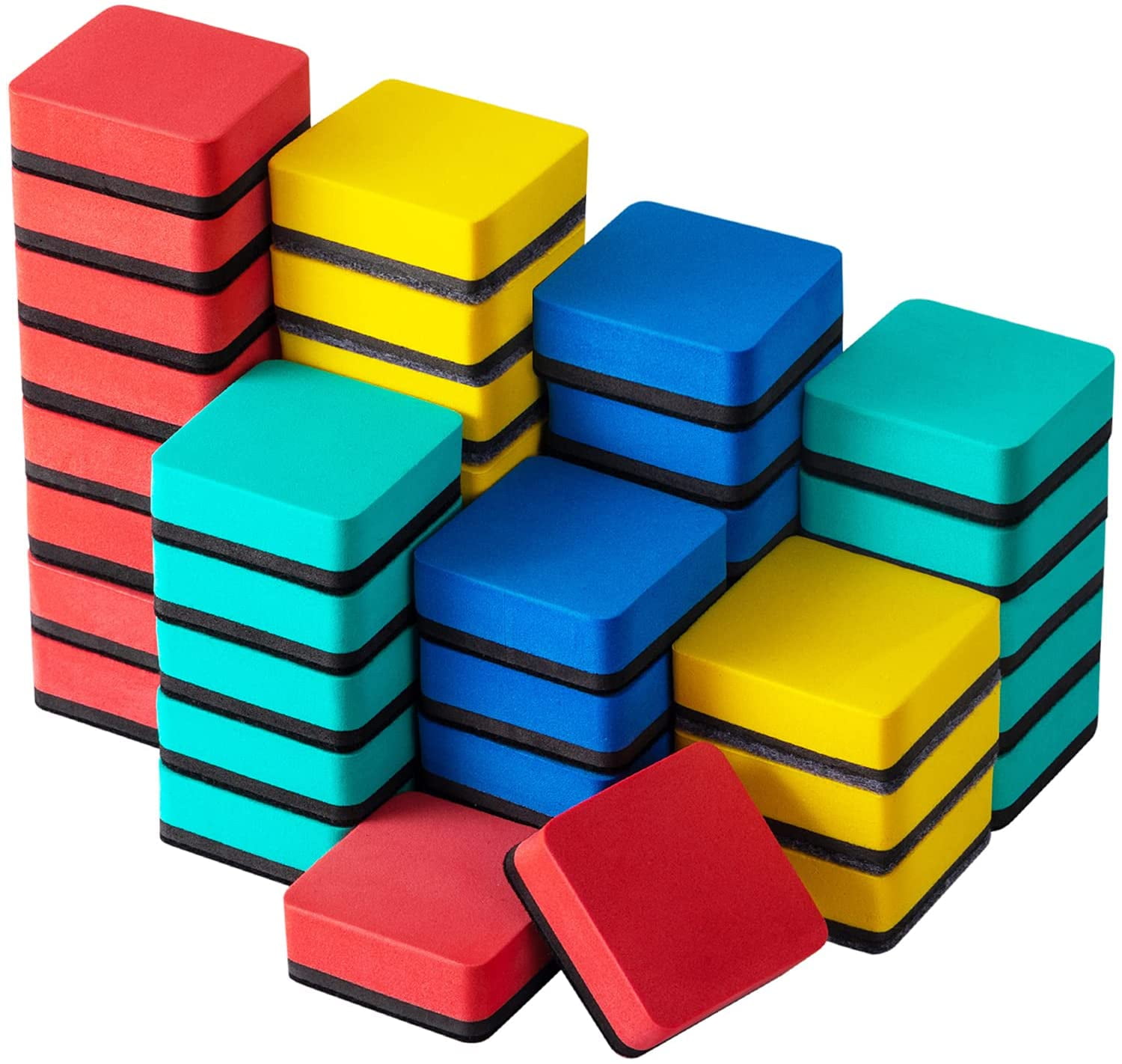 Dry Erase Erasers, 40 Pack Whiteboard Dry Erasers Chalkboard