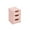 Pink, variant on YFTDEF Plastic Stackable Drawer Organizer, Pink Storage Bin, 5.12x3.54x3.15in, Multi-functional Storage Solution for Bathroom, Kitchen, Office, Home Organization