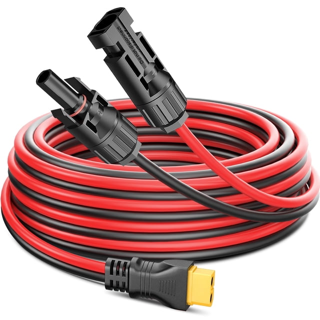 Conector Solar A Cable Xt60 (10 Awg 9 Pies) Gonifeto Cable De Carga Solar A Xt60 Para Panel Solar Generador Ecoflow Solar A Moldeo Por Inyección Adaptador Xt60 Cable De Extensión Para Estación De Ener
