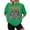 Green, variant on Youpwaven Punch the Monkey Women's Graphic T-Shirt, Cute Monkey & Gorilla Plushie Interaction Short Sleeve Crewneck Tee, Casual Fashion Summer Top S-2XL