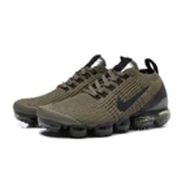 New Nike Air VaporMax Flyknit 3 Army Green Men's Sneakers