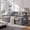 Dark Gray, variant on BEHOST 55" Loveseat Couch with Extra Deep Seats, Chenille 2-Seater Sofa with Side Storage, Cloud Boneless Sofa for Living Room & Small Spaces, White