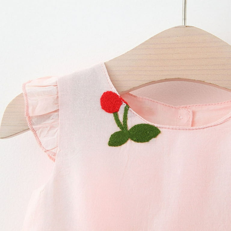 fruit embroidered dress Berry Fruit Embroidered Mini Dress main image 0