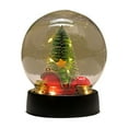 thumbnail image 1 of kjfeif Christmas Globe with LED Lights Globe Decor with Santa Christmas Tree & Festive Scenes for Christmas Decor Christmas Party Home Table Craft Decorations, 1 of 7