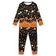 thumbnail image 2 of Suhoaziia Nightwear for Kids Boys Skin Friendly Novelty Pajamas Top and Pants 2 Packs Holiday Fall Clothing 15Y-16Y Youth,Print Graphic Thanksgiving Pumpkins Loose Sleep Leisure Time Suit, 2 of 5