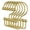 Gold, variant on Bathway Black Shower Curtain Hooks, 12PCS Minimalist Simple Double Shower Curtain Rings, Rust-Resistant Metal Shower Hooks Shower Curtain Hangers, Shower Rings for Bathroom Shower Rods Curtains