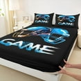 thumbnail image 3 of Manfei Rugby Football Game Full Size Sheets,Boys Ball Sports Bed Sheets,Blue Black Sheet Sets For Teens,Ultra Soft Home Decor,4 Pieces, 3 of 7