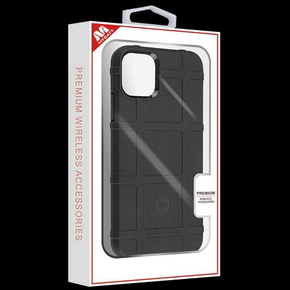 MyBat Rugged Bumper Shield Candy Skin Cover for Apple iPhone 11 - Black