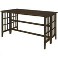 thumbnail image 2 of Gabriel Extendable Rectangular Counter Height Table Cappuccino, 2 of 5