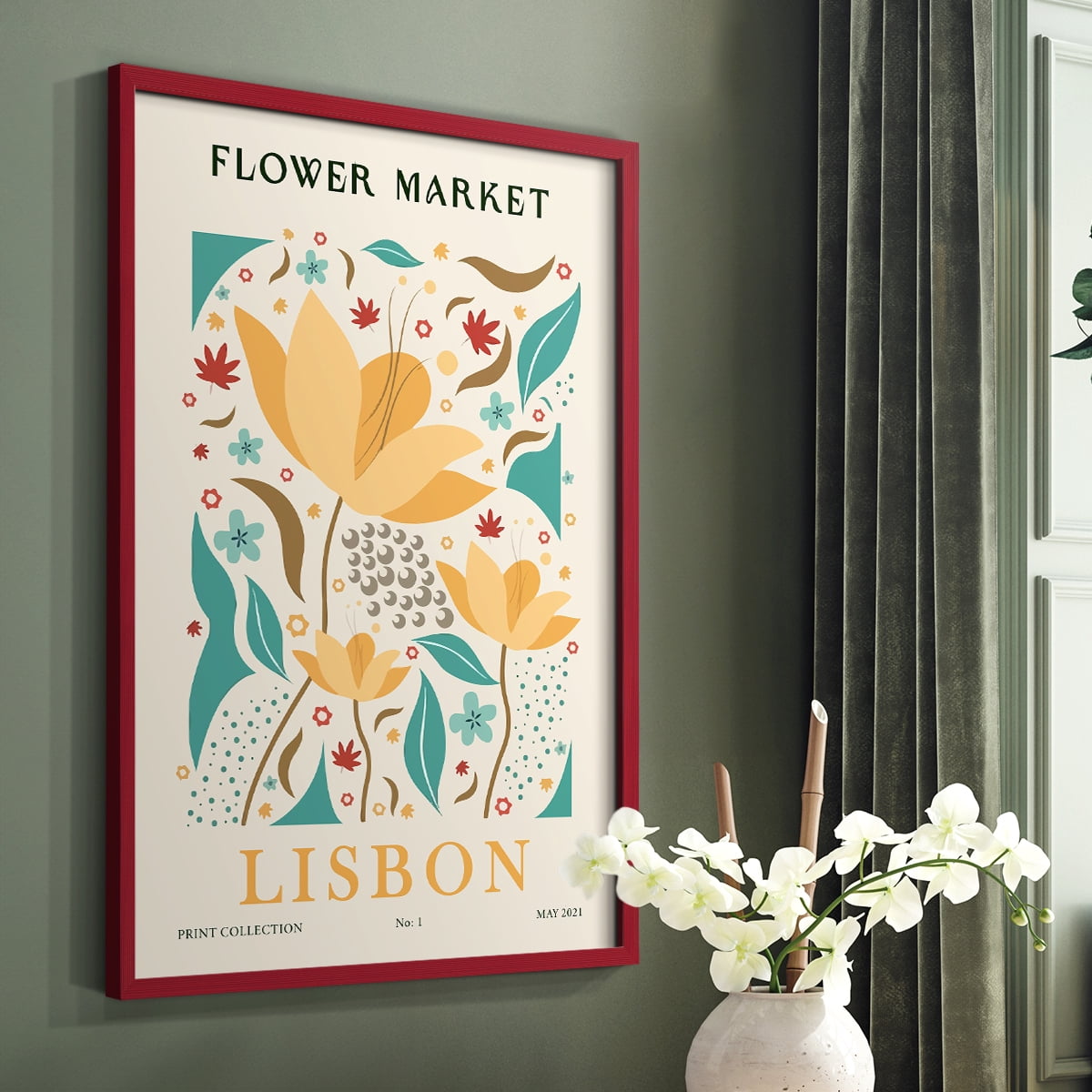 Matisse XL Framed Print - Solid Wood