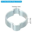 thumbnail image 2 of Unique Bargains 30 Pack 23-27mm Double Ear Hose Clamp, Galvanized Steel Crimp Rings, 2 of 6