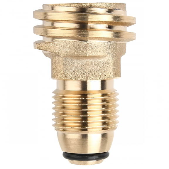HIBIBUD Propane Tank Adapter Converts POL to QCC1 Brass Hose Universal Fit for BBQ Camp Stove Heater,Refill All 1LB Cylinders