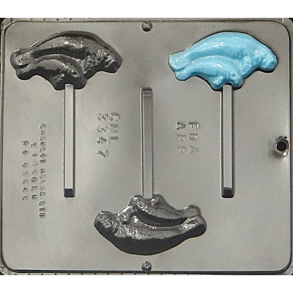 3347 Manatee Lollipop Chocolate Candy Mold