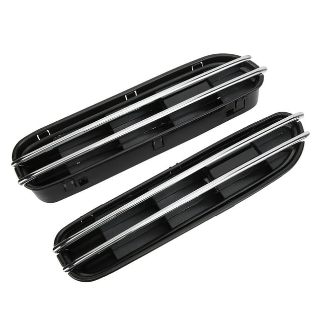 Rejilla de ventilación de flujo de aire lateral para guardabarros de coche, reemplazo de modificación estilo M para E60 M5Plated
