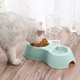 thumbnail image 3 of 2 En 1: Comederos Dobles Para Gatos Y Perros, Botella Automática Para Beber, Plato Para Comer, Juego De Comederos Y Bebederos Para Conejos Y Gatitos, Azul, Gris Y Verde., 3 of 3