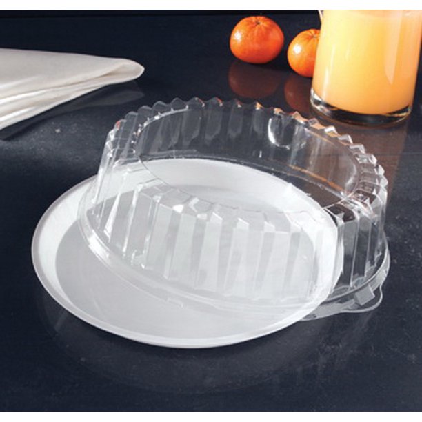 (Price/Case)Party Tray EMI320L 12 Inch Lid Round 125 Each
