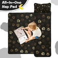 thumbnail image 4 of Paw Print Toddler Nap Mats for Kids Preschool,Sleeping Mat Bag or Kids,Toddler Sleeping Bag,Toddler Nap Mat or Daycare, 4 of 6