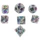 thumbnail image 3 of Dados De Metal Poliédricos, Accesorios De Dados De Metal Coloridos De Aleación De Zinc 7pcs Para Juegos De Rol, 3 of 8