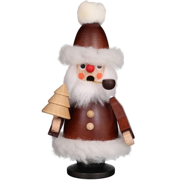 Alexander Taron 4.75" Christian Ulbricht Santa Claus Holding a Christmas Tree Incense Burner