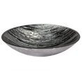 thumbnail image 1 of Eden Bath EB-GS64 Évier Ovale en Verre Argenté et Noir, 1 of 1