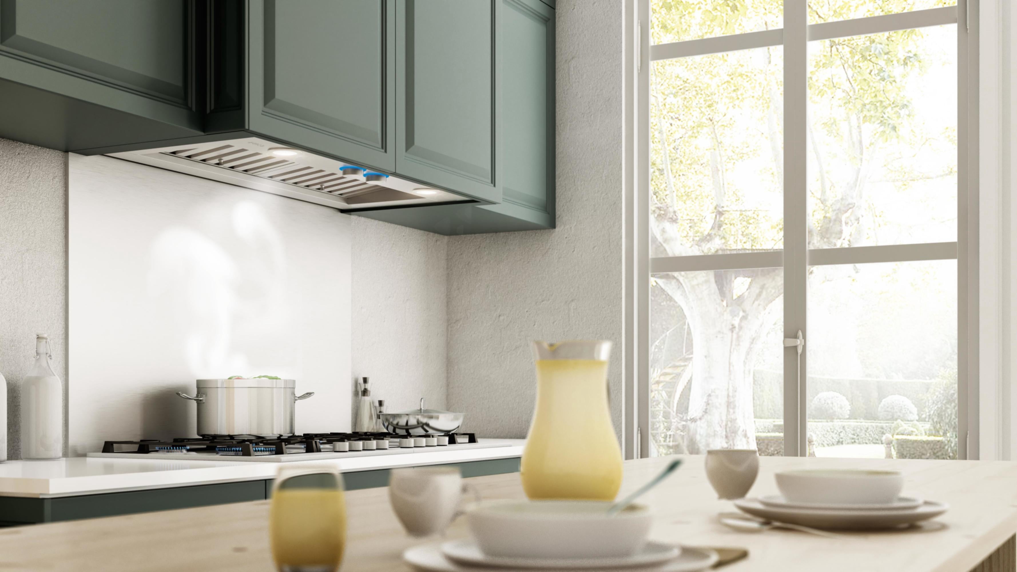 Elica Etr634 Trento Series 600 Cfm 35" Wide Outdoor Range Hood Insert - Stainless Steel